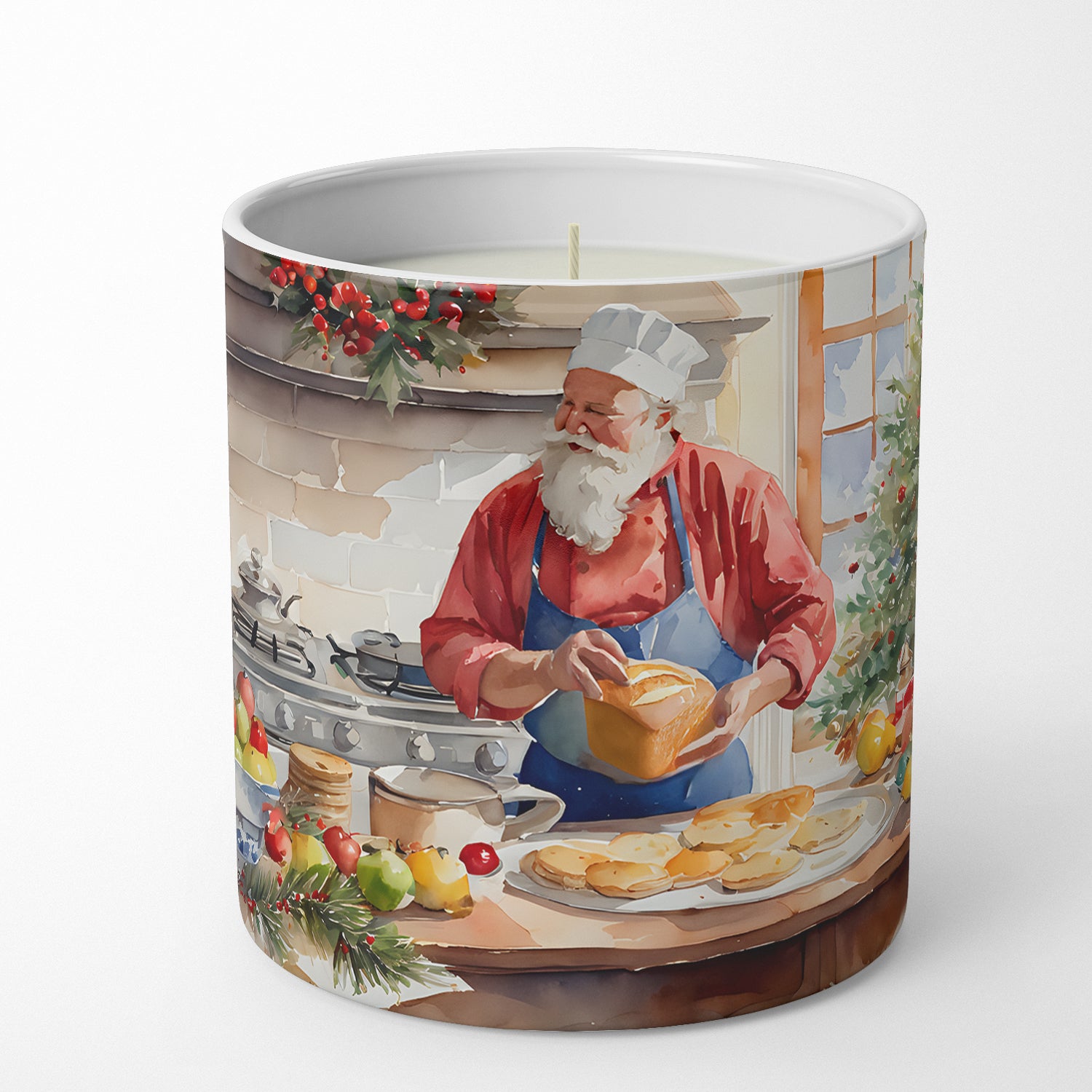 Buy this Cookies with Santa Claus Weihnachtsmann Decorative Soy Candle