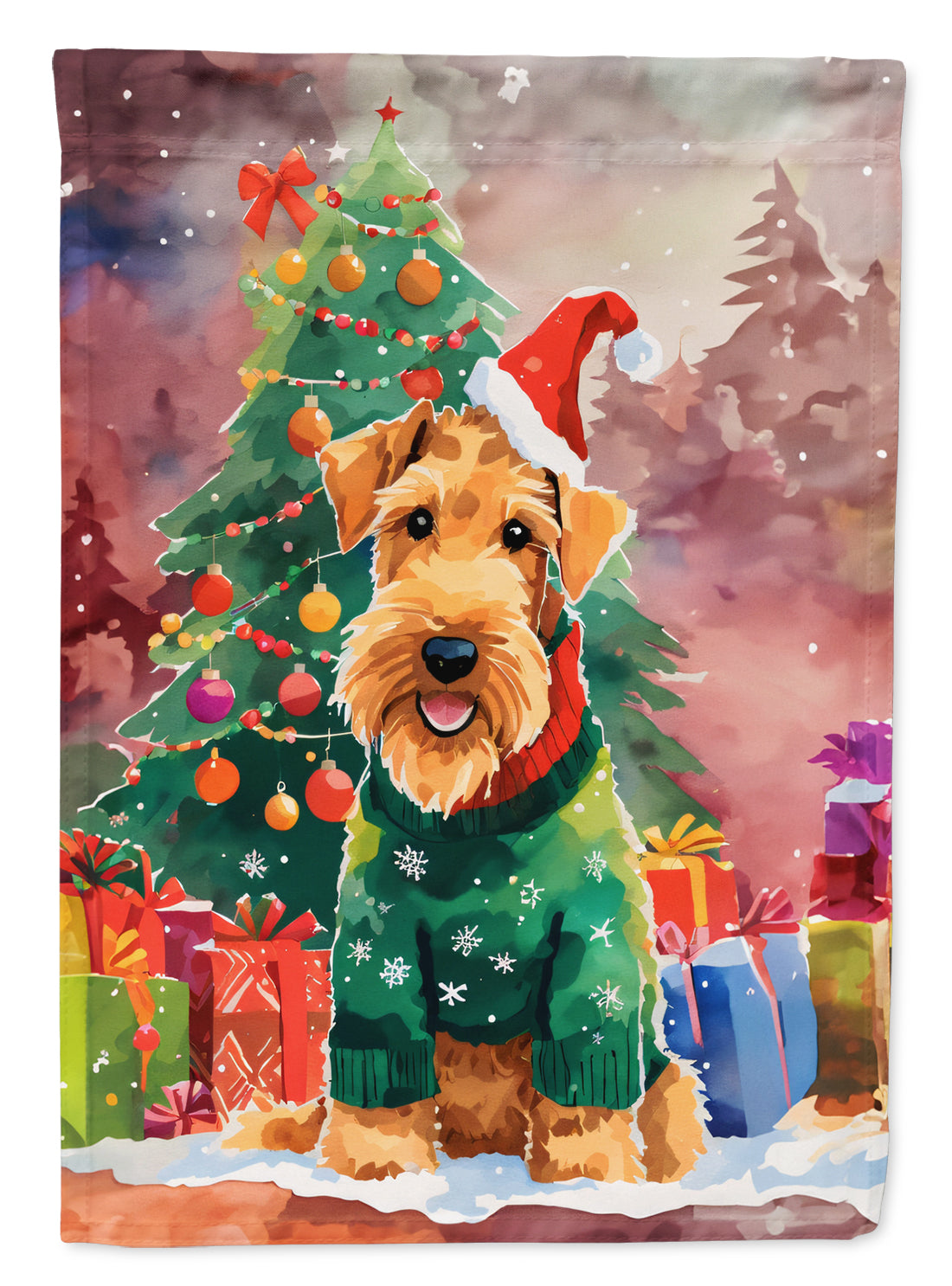 Buy this Airedale Terrier Christmas Garden Flag