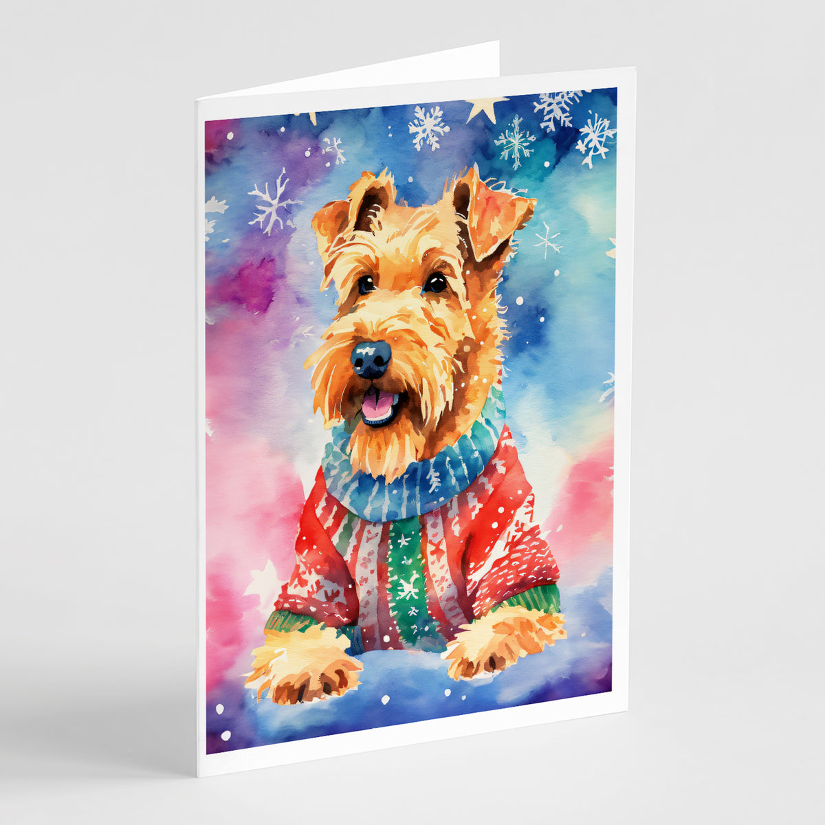Buy this Airedale Terrier Christmas Greeting Cards Pack of 8