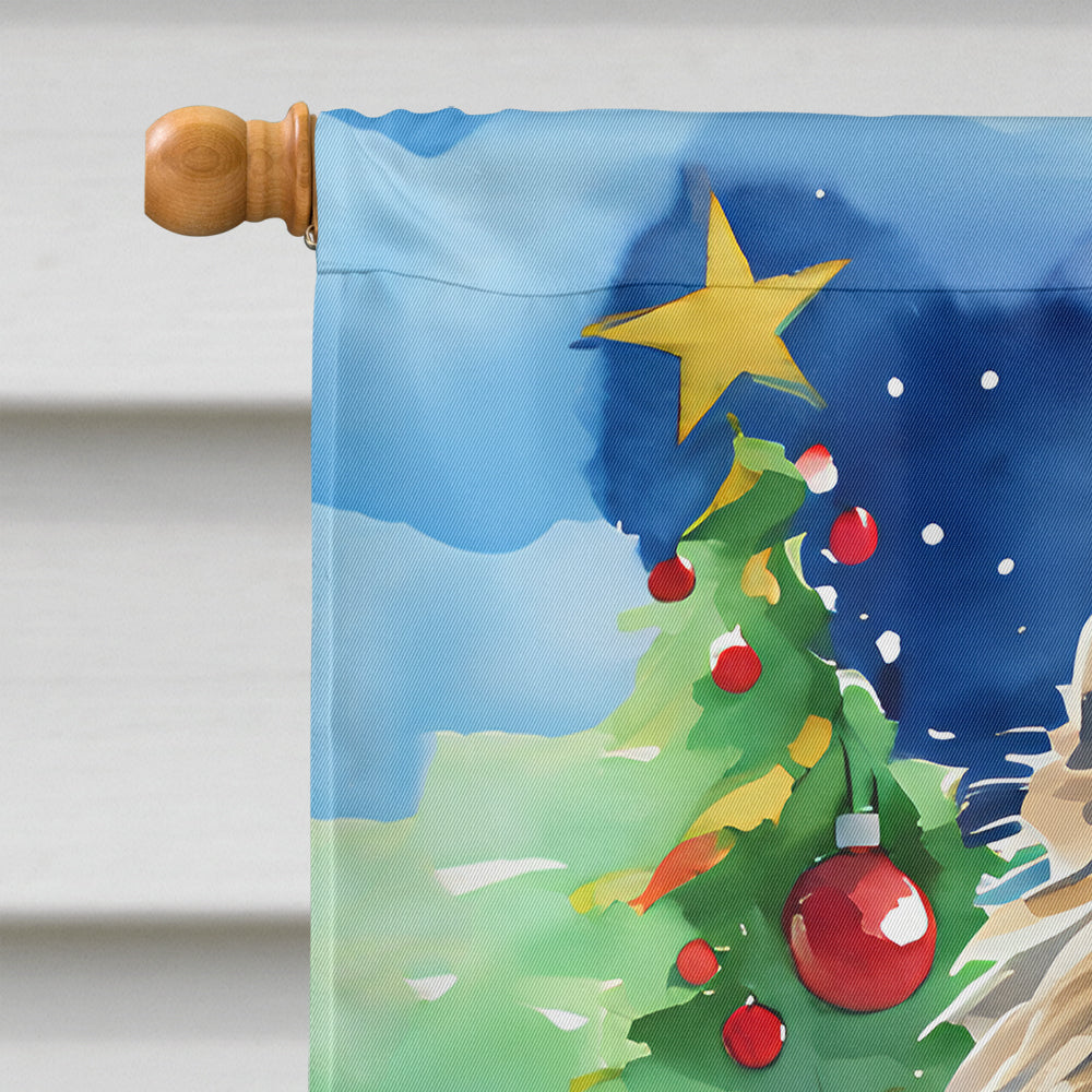 Cairn Terrier Christmas House Flag