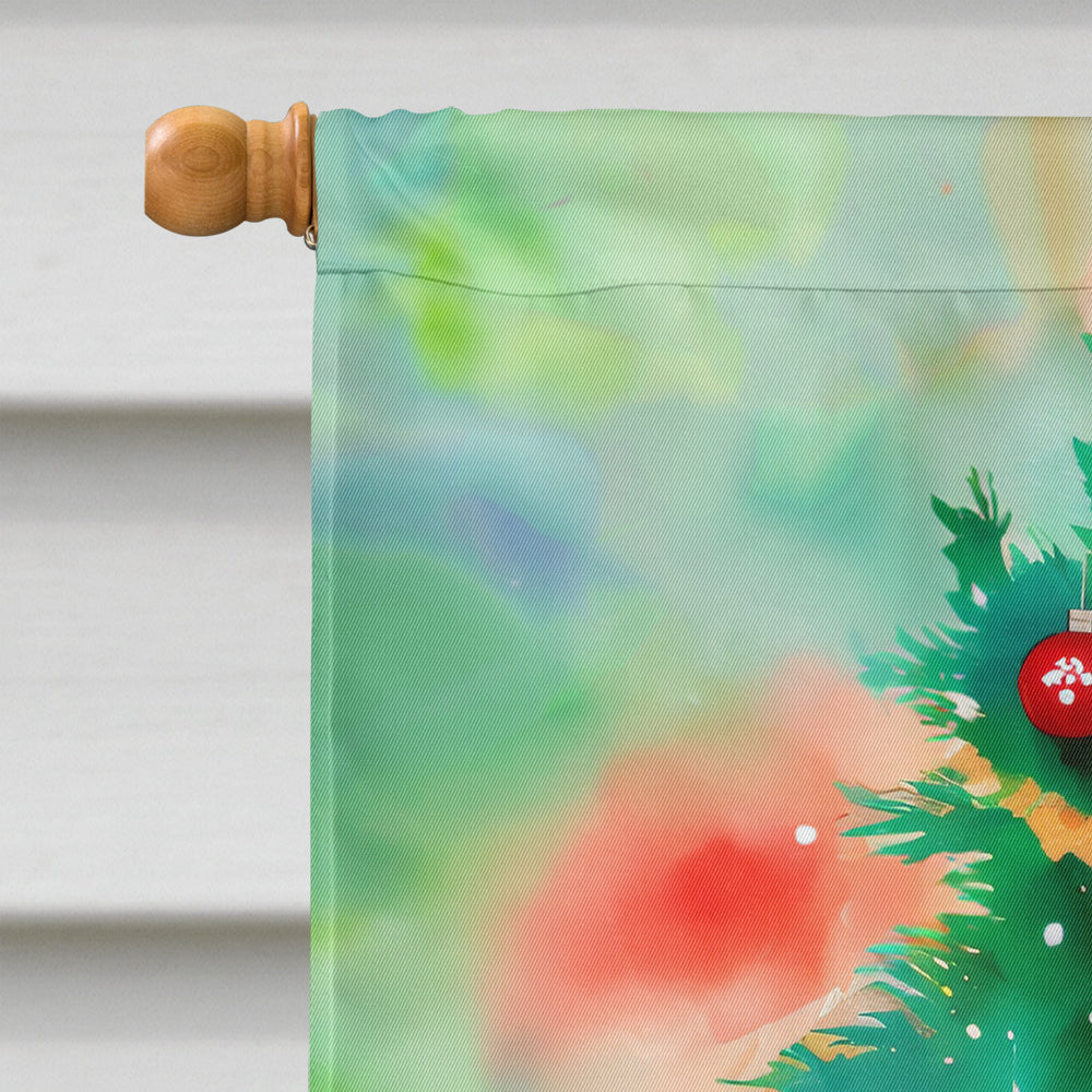 Kerry Blue Terrier Christmas House Flag