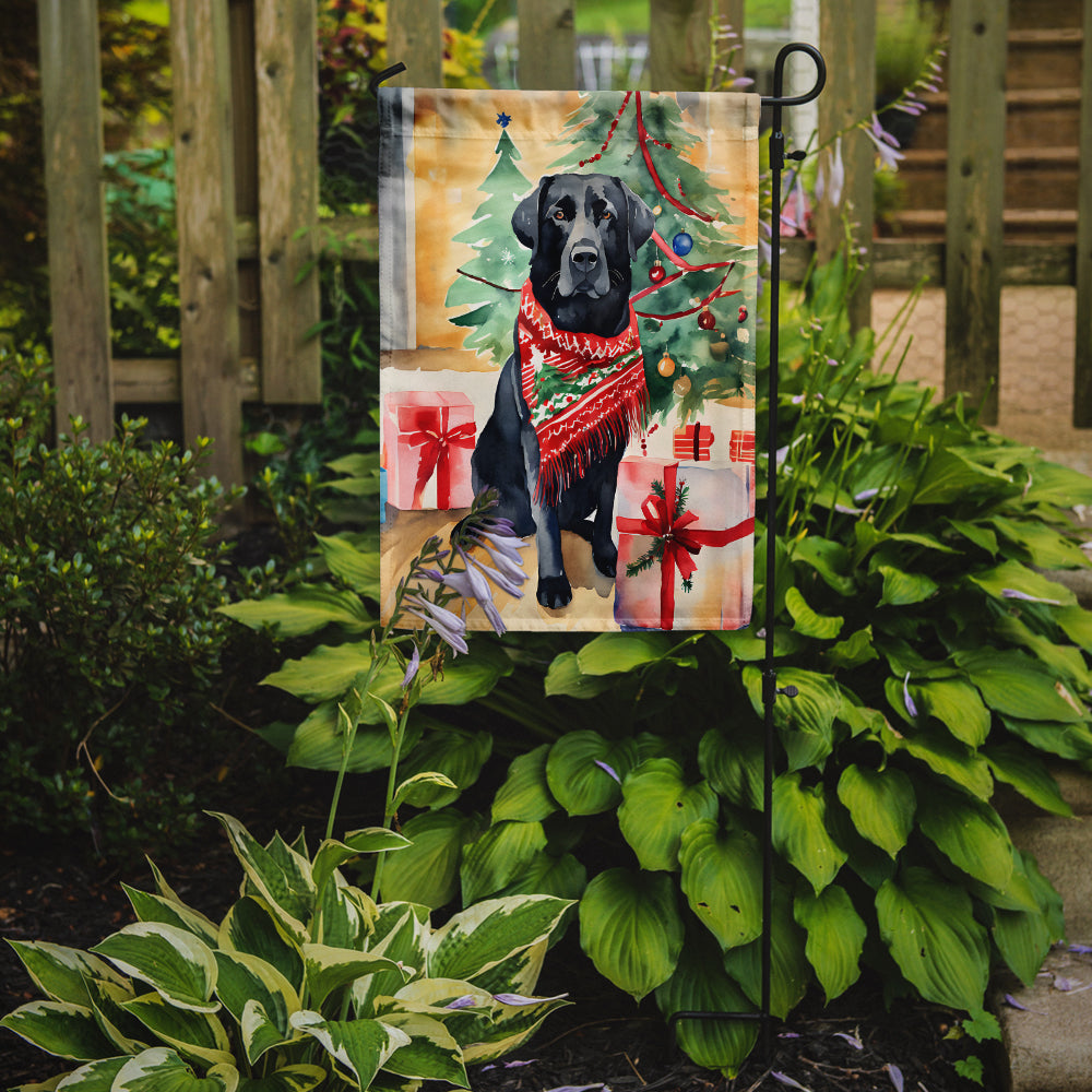 Buy this Black Labrador Retriever Christmas Garden Flag