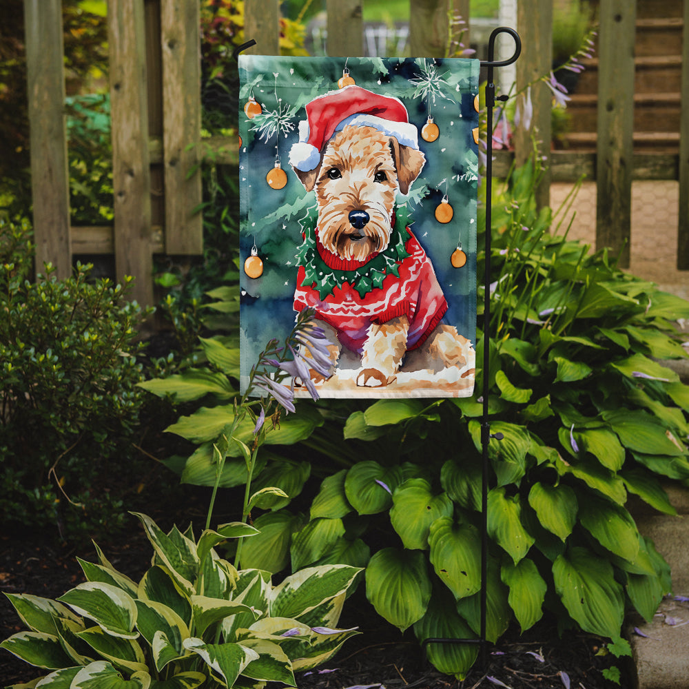 Lakeland Terrier Christmas Garden Flag