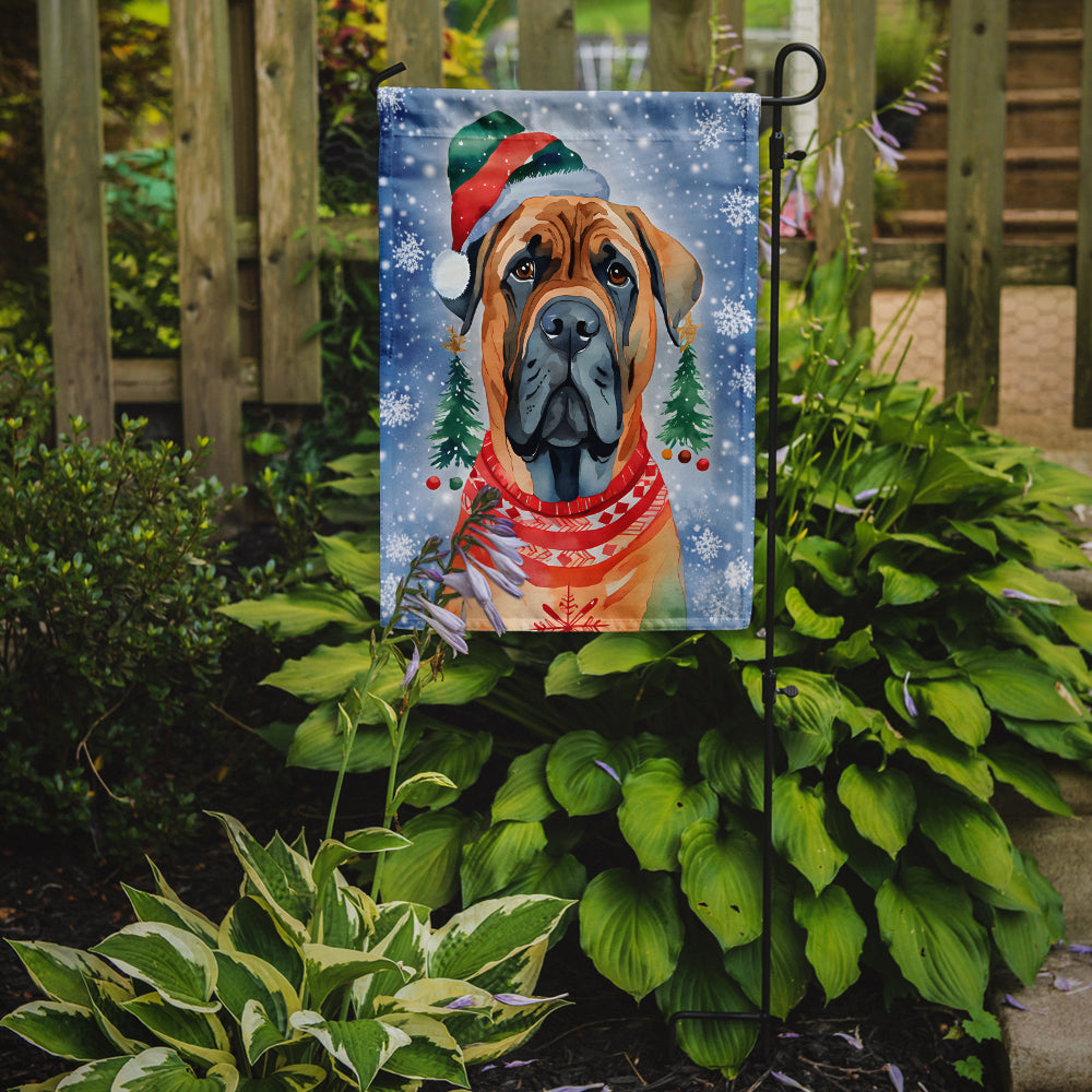 Buy this Mastiff Christmas Garden Flag