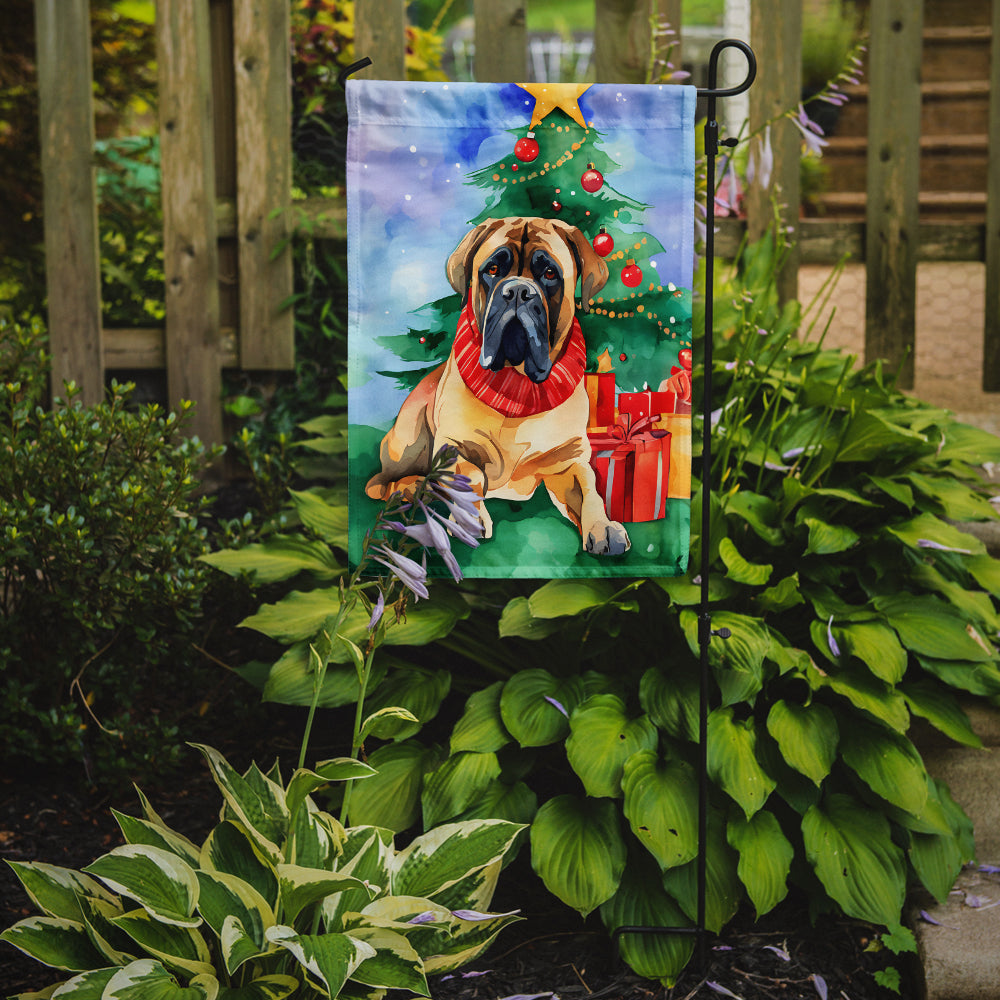 Mastiff Christmas Garden Flag