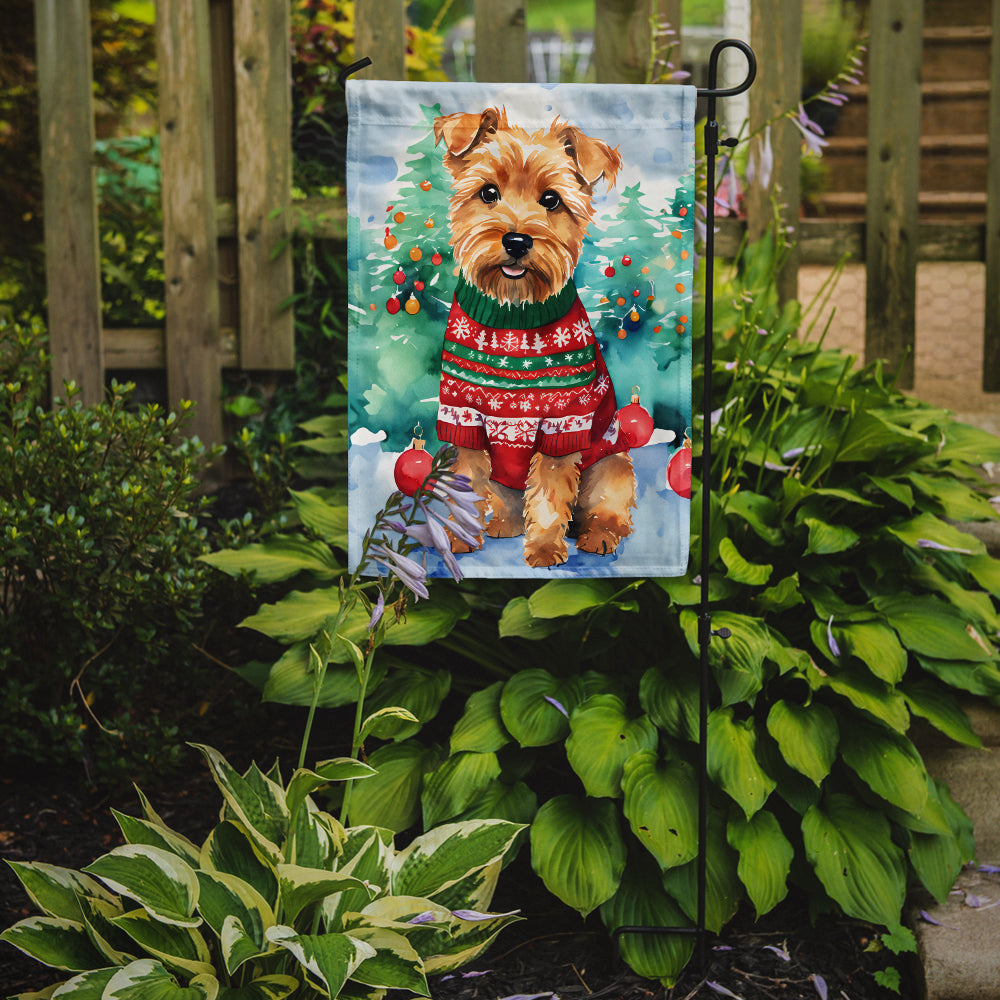 Norfolk Terrier Christmas Garden Flag
