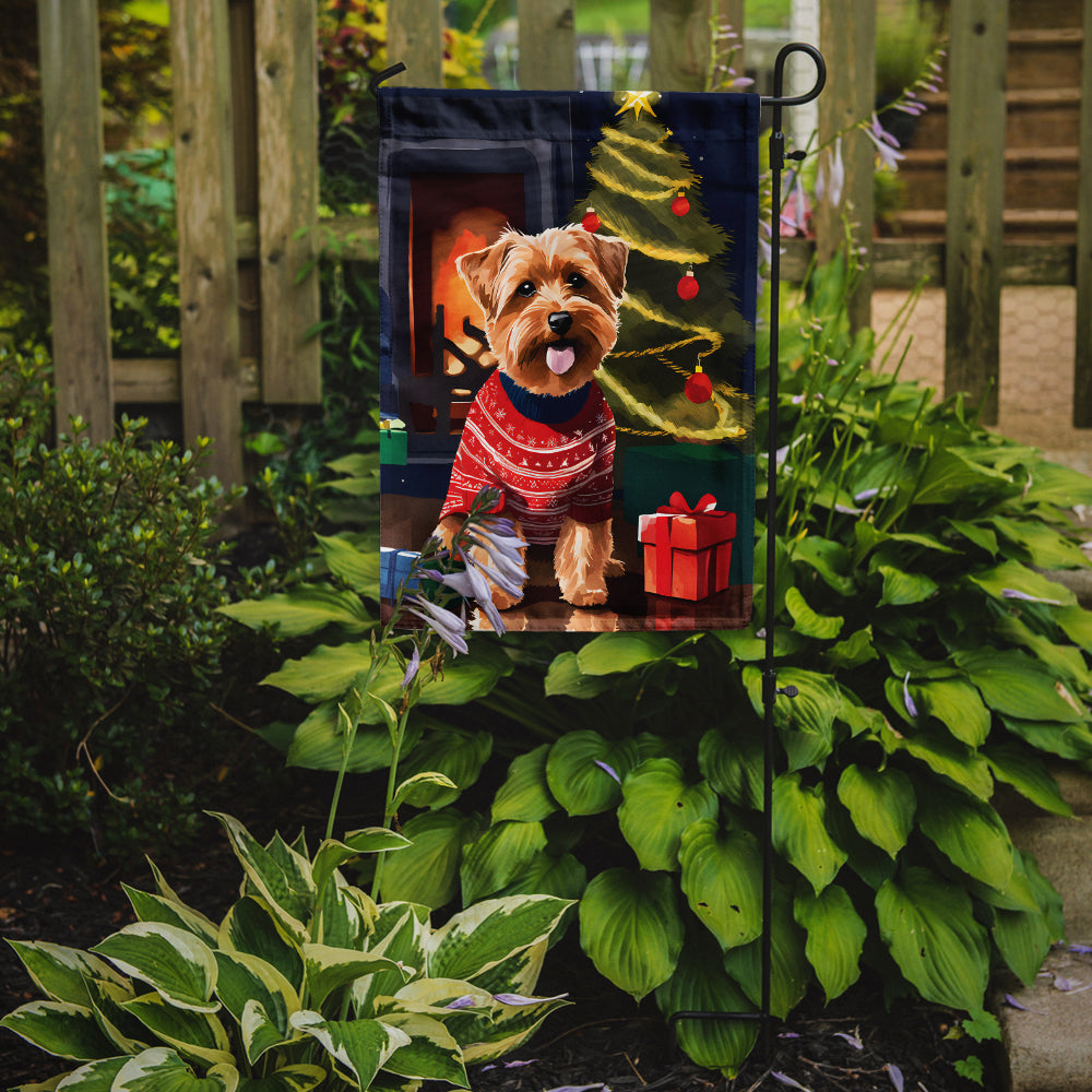 Buy this Norfolk Terrier Christmas Garden Flag