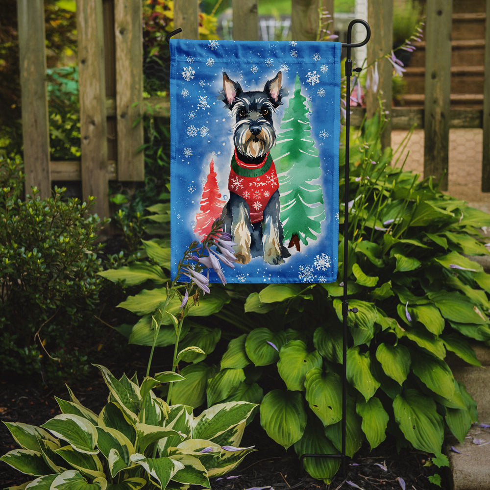 Buy this Schnauzer Christmas Garden Flag