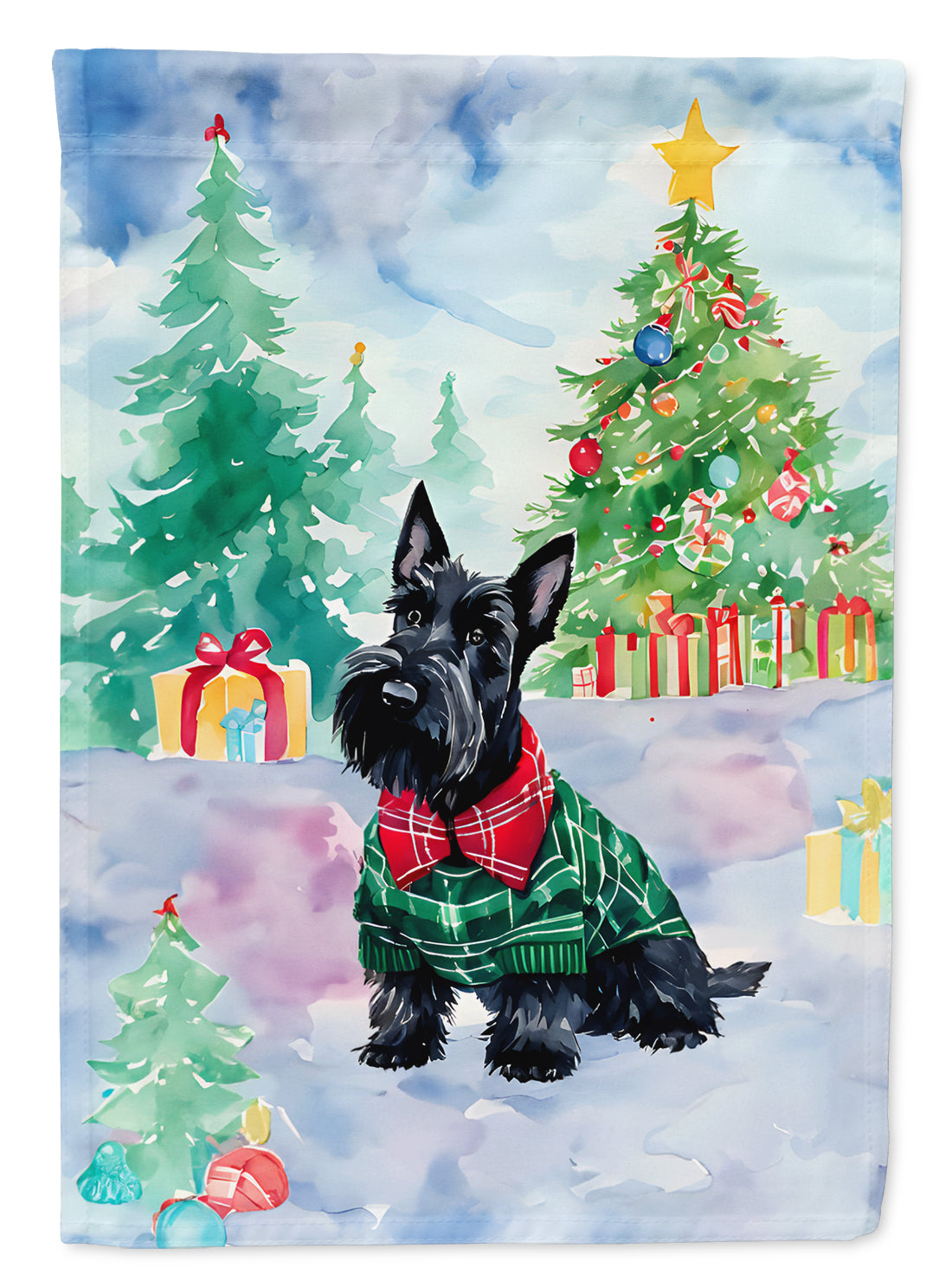 Buy this Scottish Terrier Christmas Garden Flag