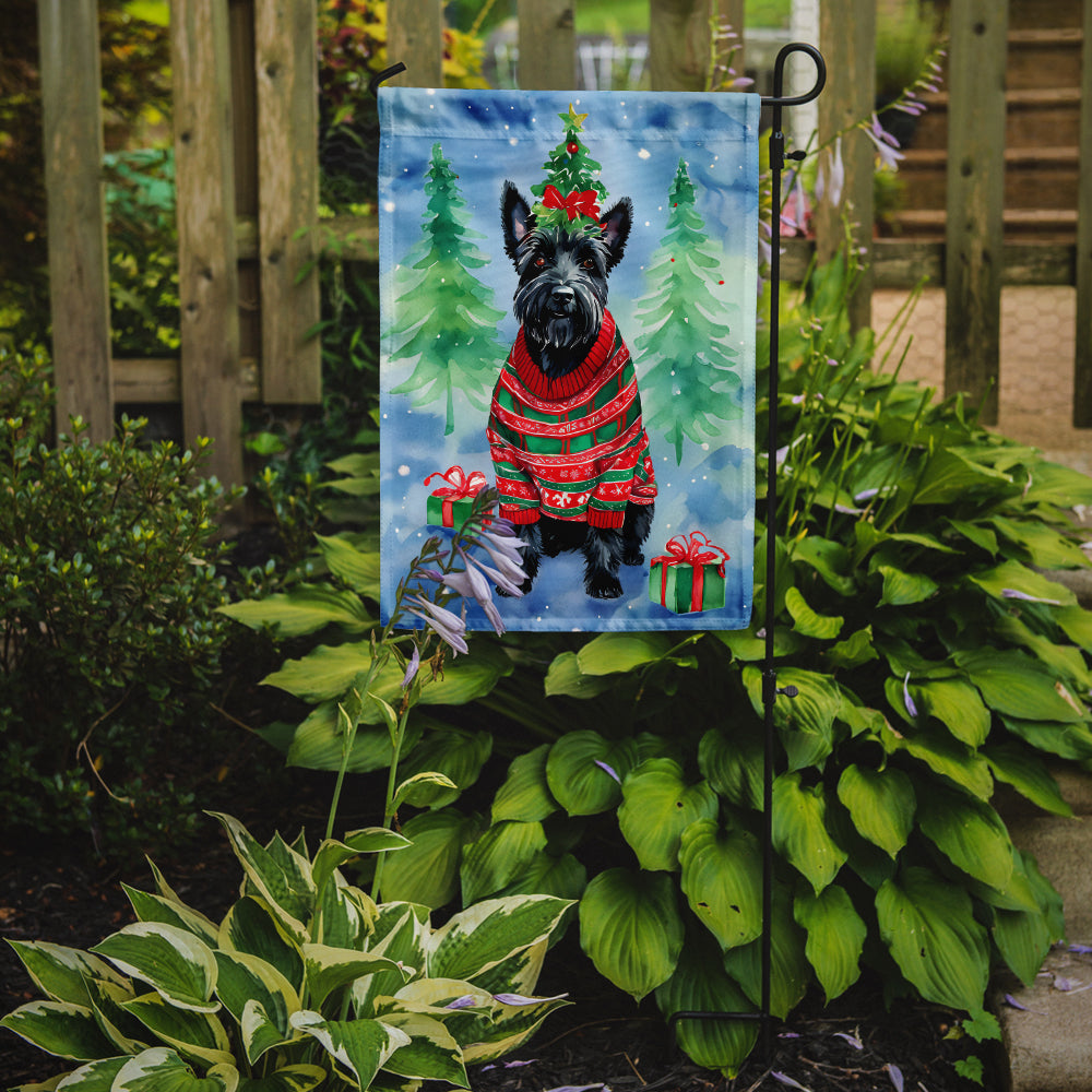 Buy this Scottish Terrier Christmas Garden Flag