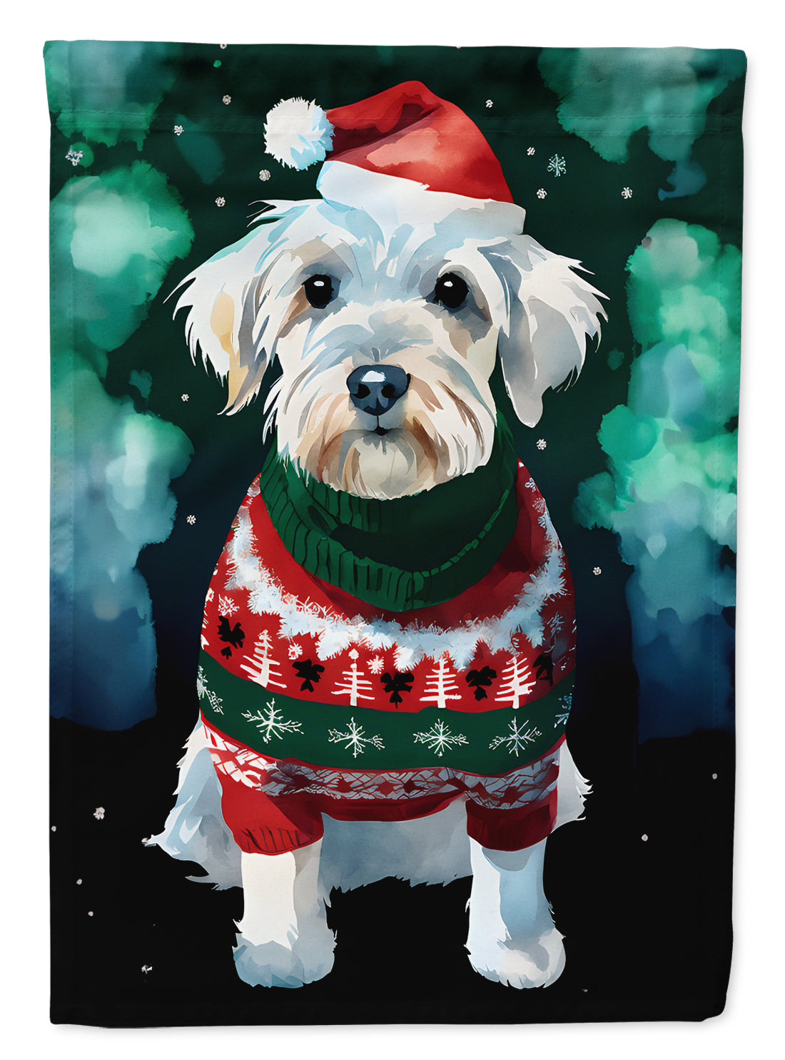 Buy this Sealyham Terrier Christmas House Flag