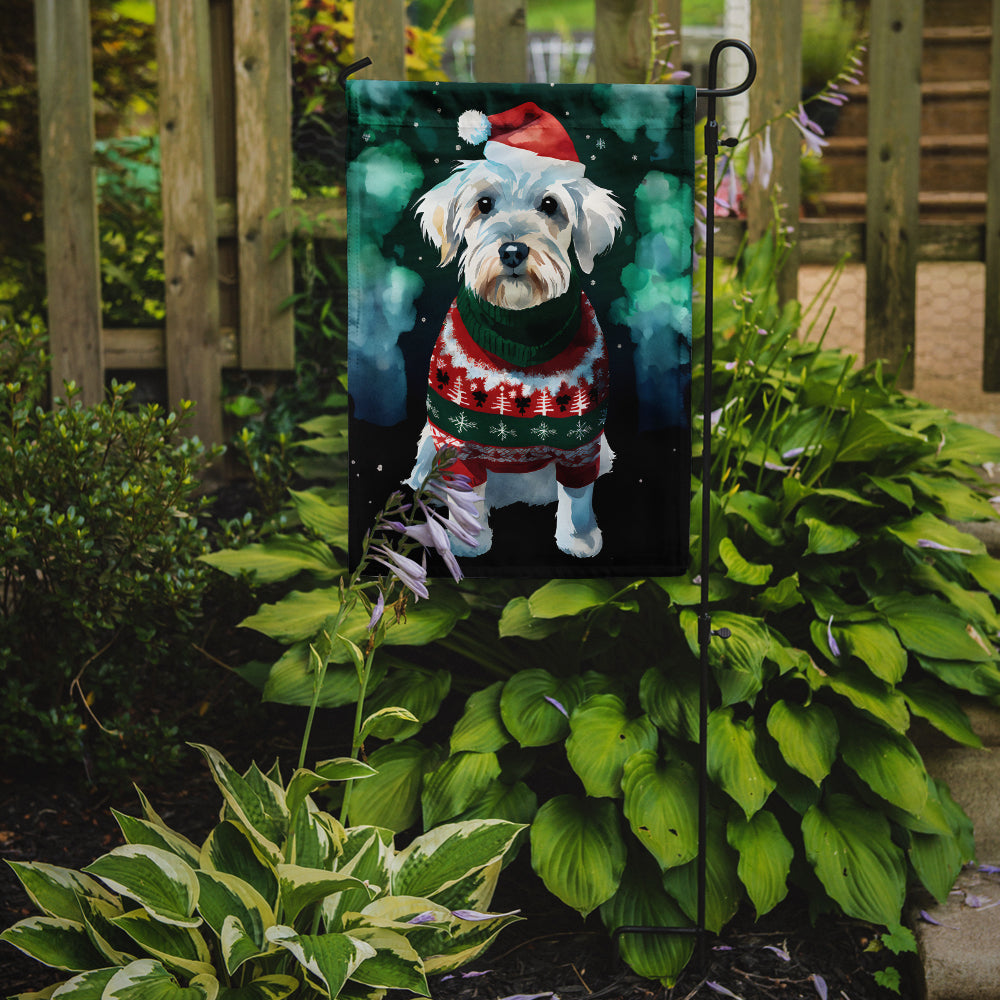 Sealyham Terrier Christmas Garden Flag