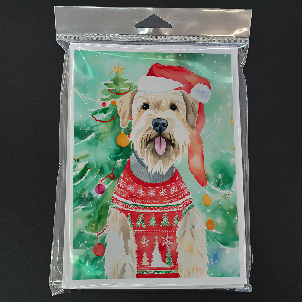 Wheaten Terrier Christmas Greeting Cards Pack of 8