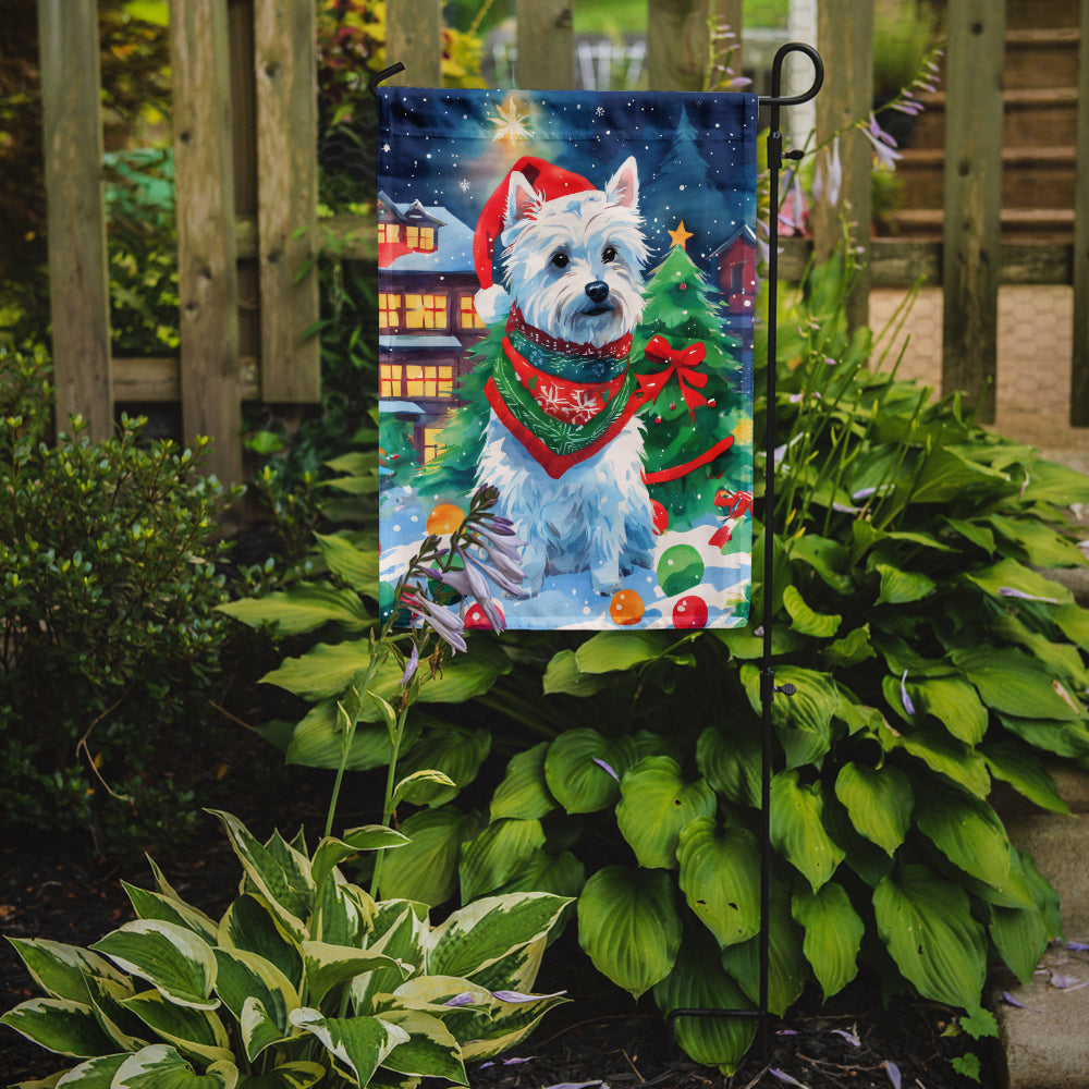 Buy this Westie Christmas Garden Flag
