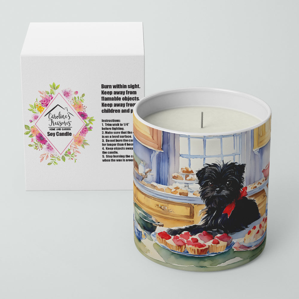 Affenpinscher Christmas Cookies Decorative Soy Candle