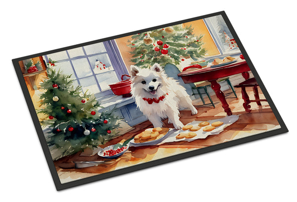 Buy this American Eskimo Christmas Cookies Doormat