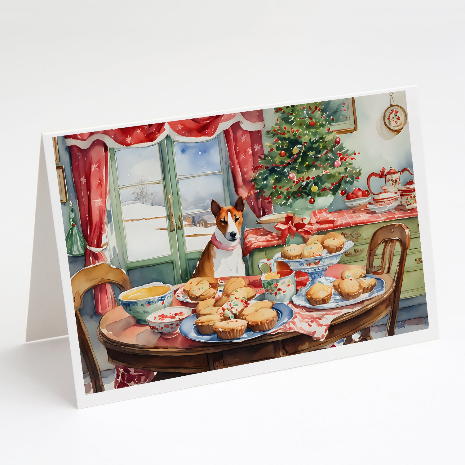 Buy this Basenji Christmas Cookies Greeting Cards Pack of 8