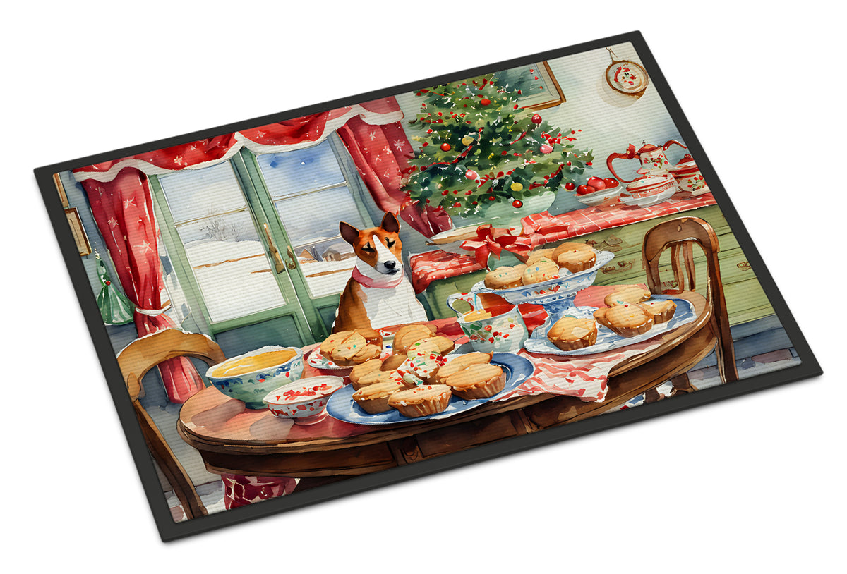 Buy this Basenji Christmas Cookies Doormat