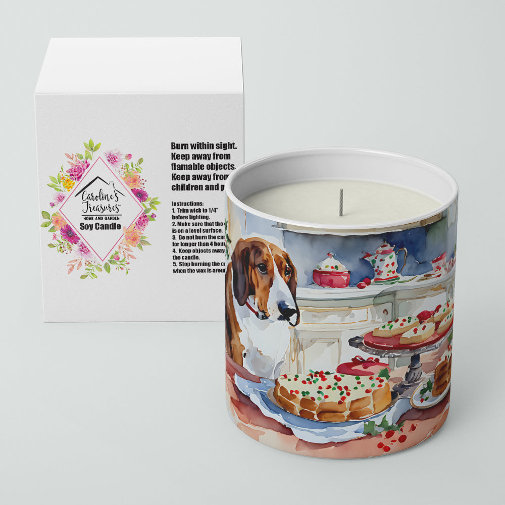 Basset Hound Christmas Cookies Decorative Soy Candle
