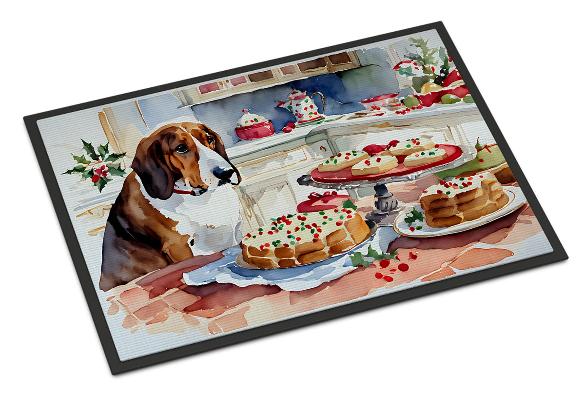 Buy this Basset Hound Christmas Cookies Doormat