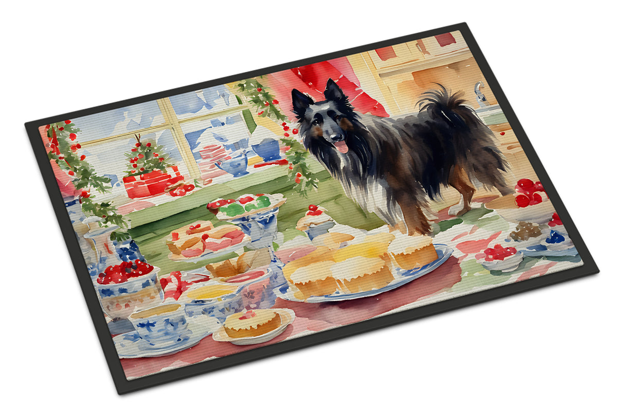 Buy this Belgian Sheepdog Christmas Cookies Doormat
