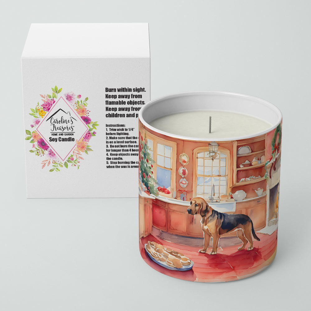 Bloodhound Christmas Cookies Decorative Soy Candle