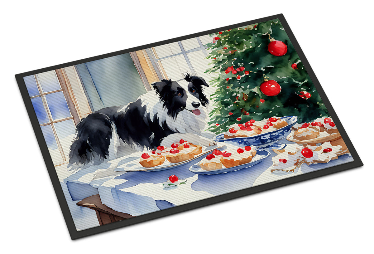Buy this Border Collie Christmas Cookies Doormat