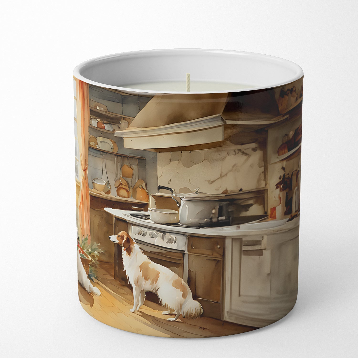 Borzoi Christmas Cookies Decorative Soy Candle