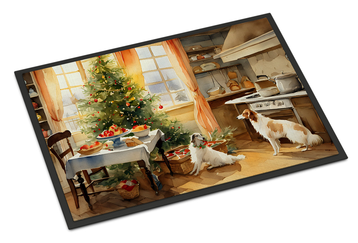 Buy this Borzoi Christmas Cookies Doormat