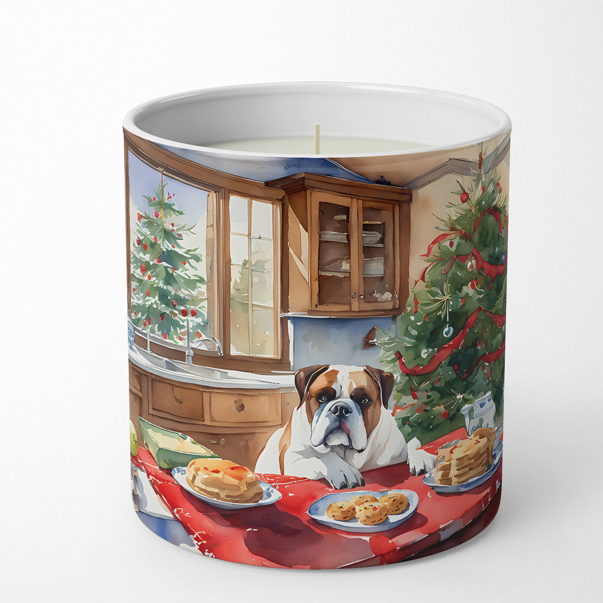Buy this Boxer Christmas Cookies Decorative Soy Candle
