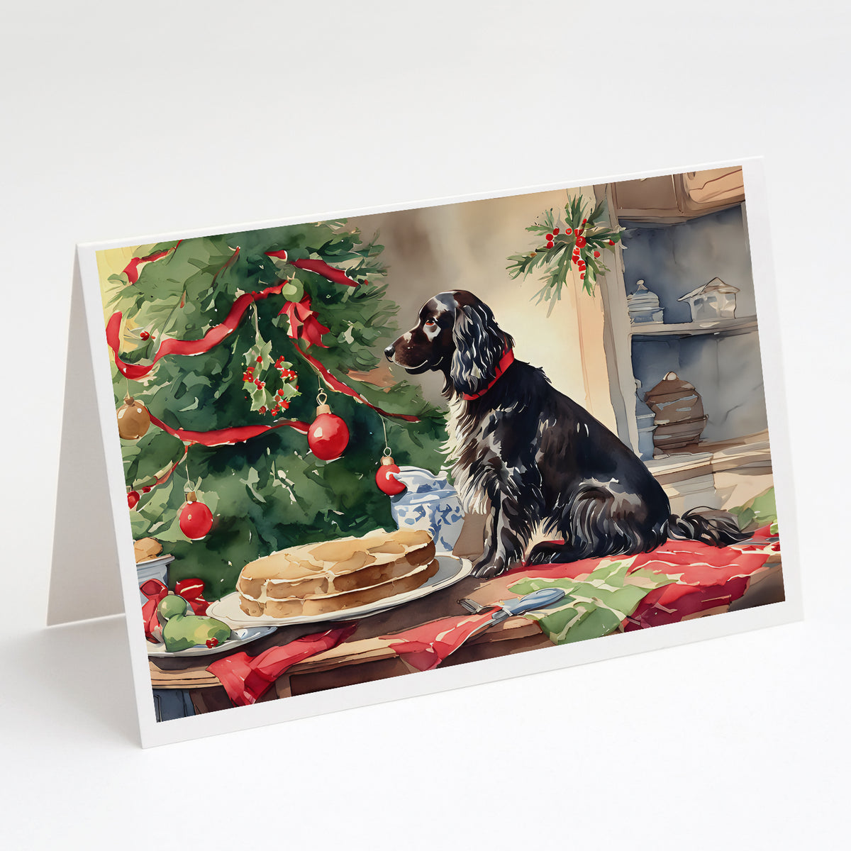 Buy this Boykin Spaniel Christmas Cookies Greeting Cards Pack of 8