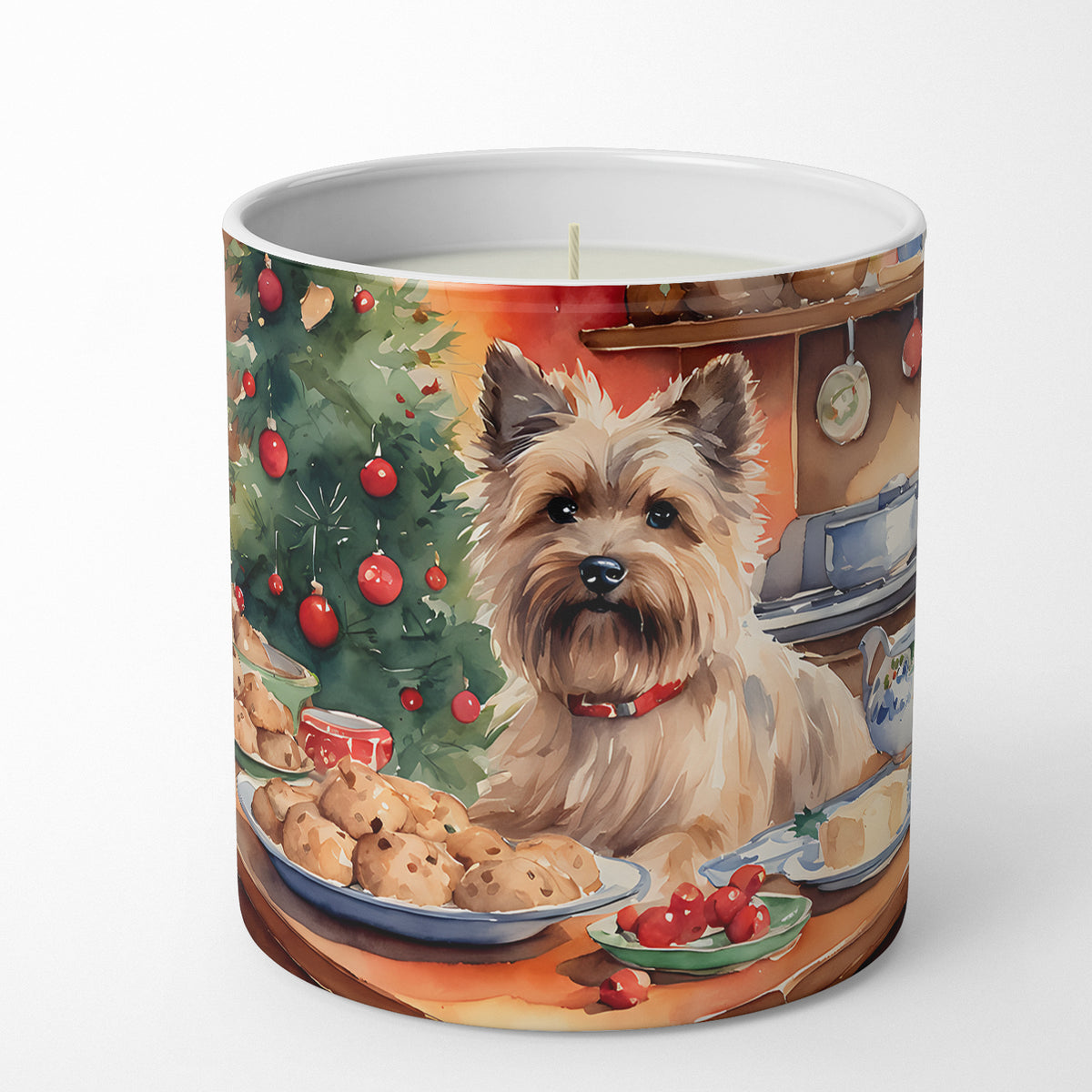 Buy this Cairn Terrier Christmas Cookies Decorative Soy Candle