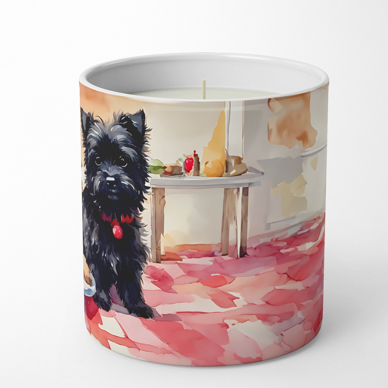 Cairn Terrier Christmas Cookies Decorative Soy Candle