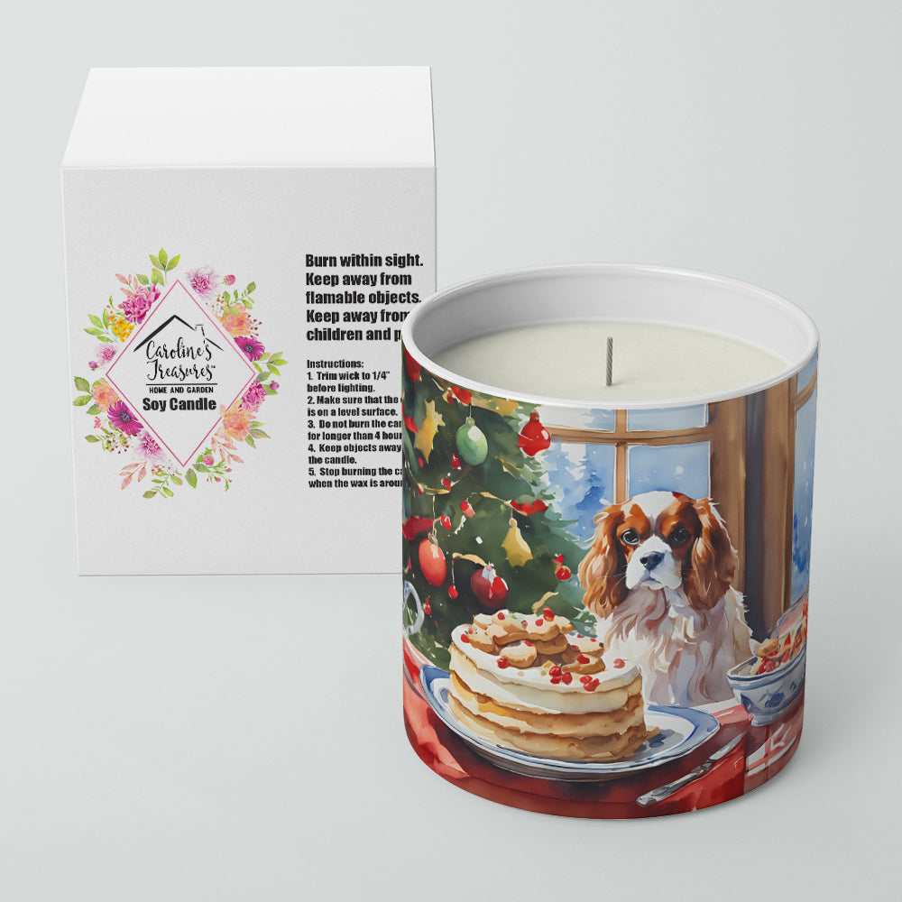 Cavalier Spaniel Christmas Cookies Decorative Soy Candle
