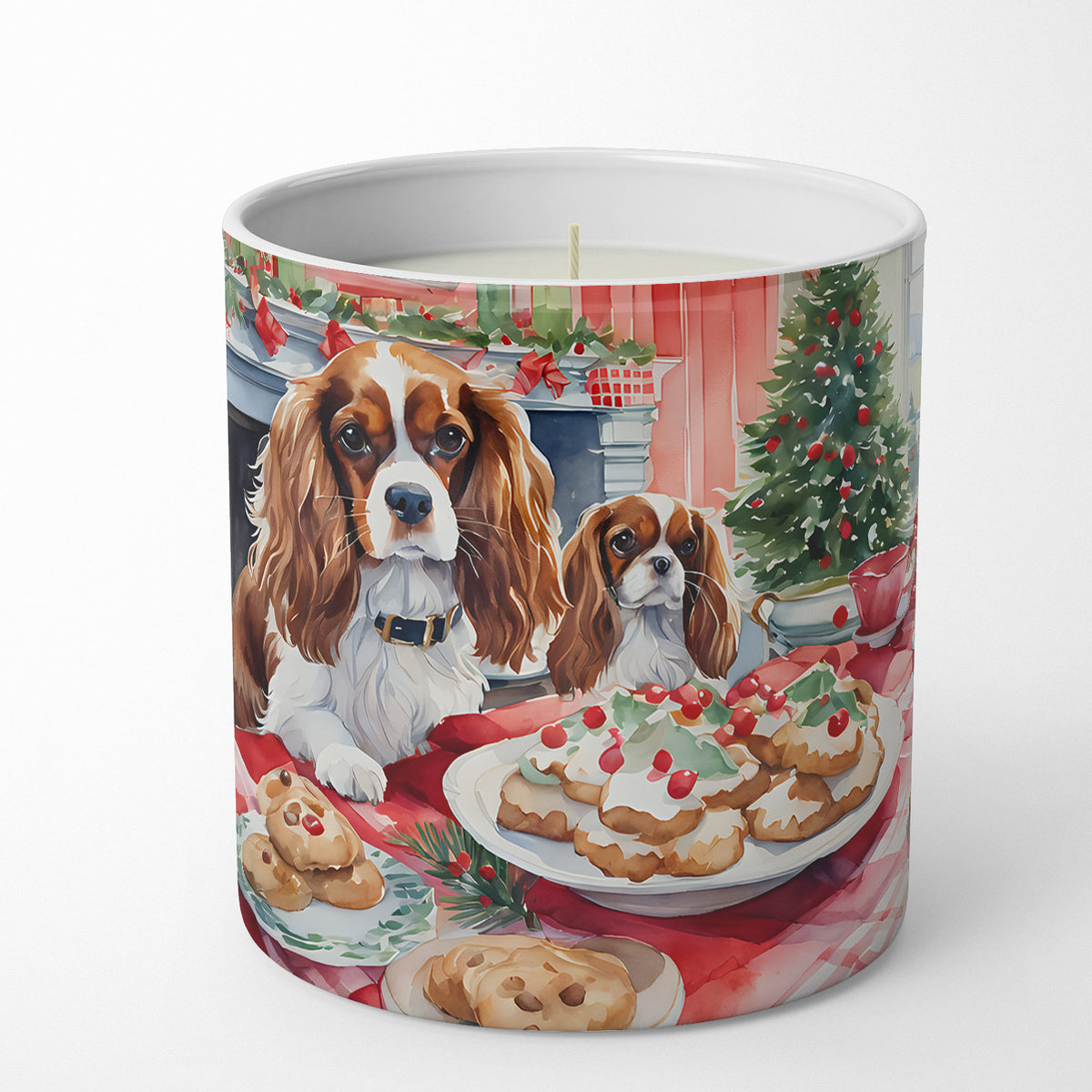Buy this Cavalier Spaniel Christmas Cookies Decorative Soy Candle