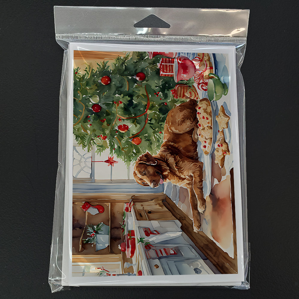 Chesapeake Bay Retriever Christmas Cookies Greeting Cards Pack of 8