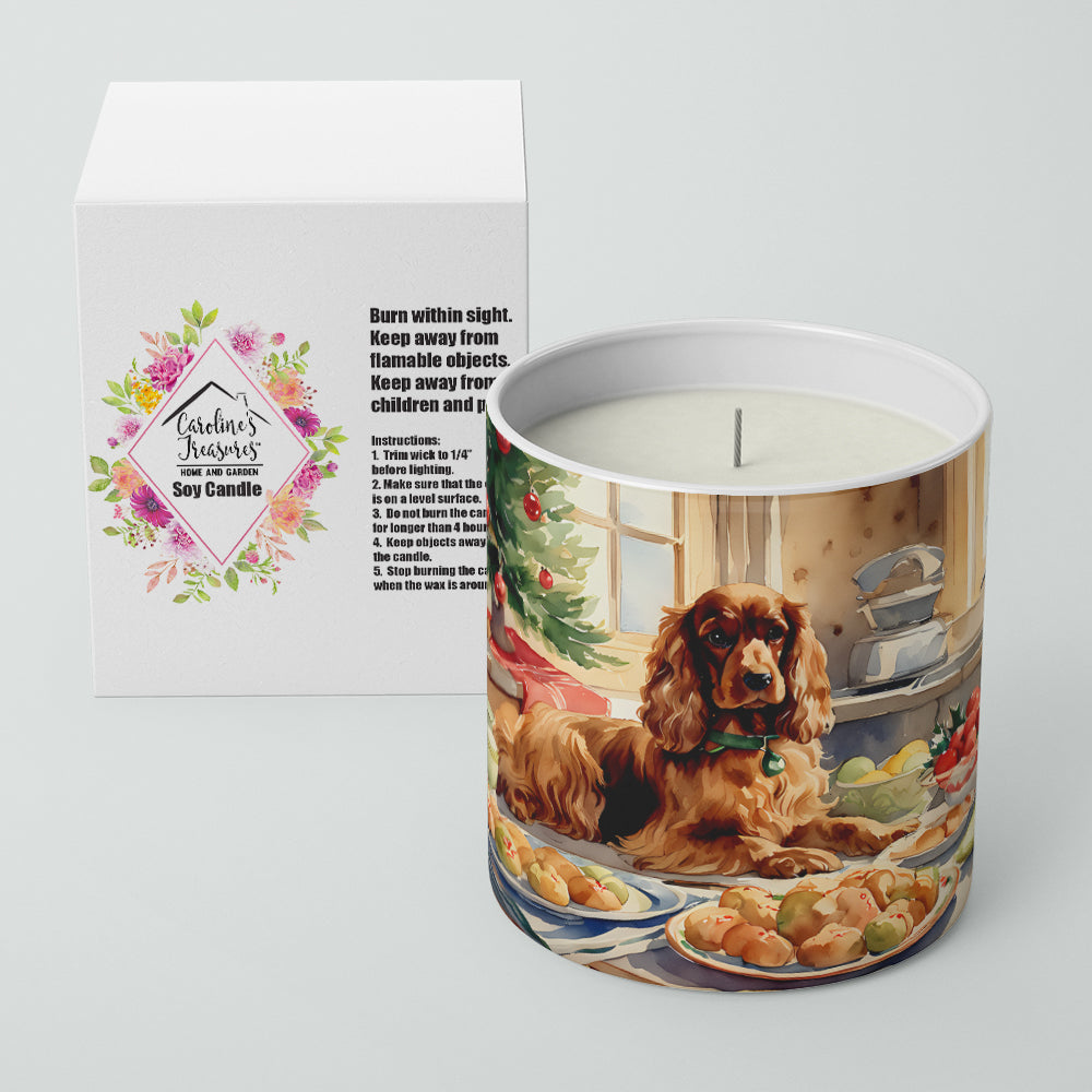 Buy this Cocker Spaniel Christmas Cookies Decorative Soy Candle