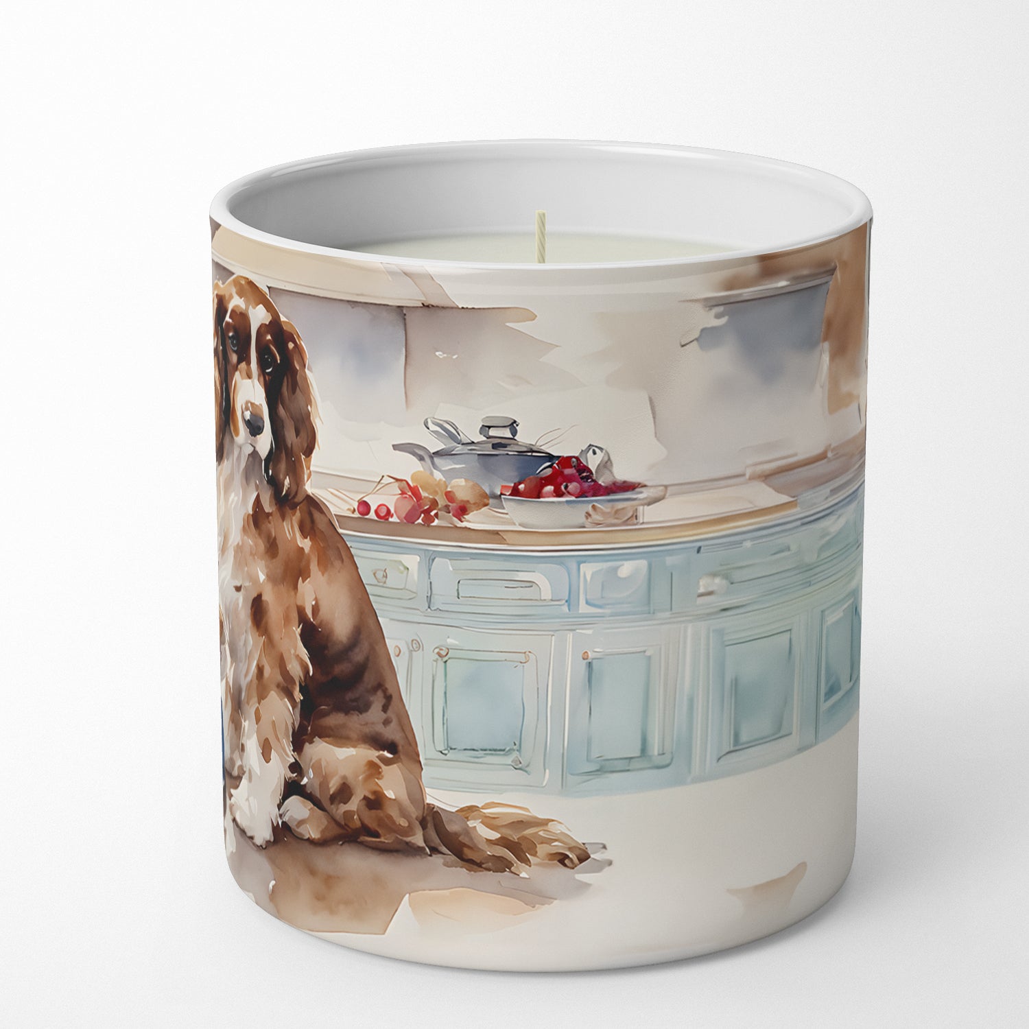 Cocker Spaniel Christmas Cookies Decorative Soy Candle