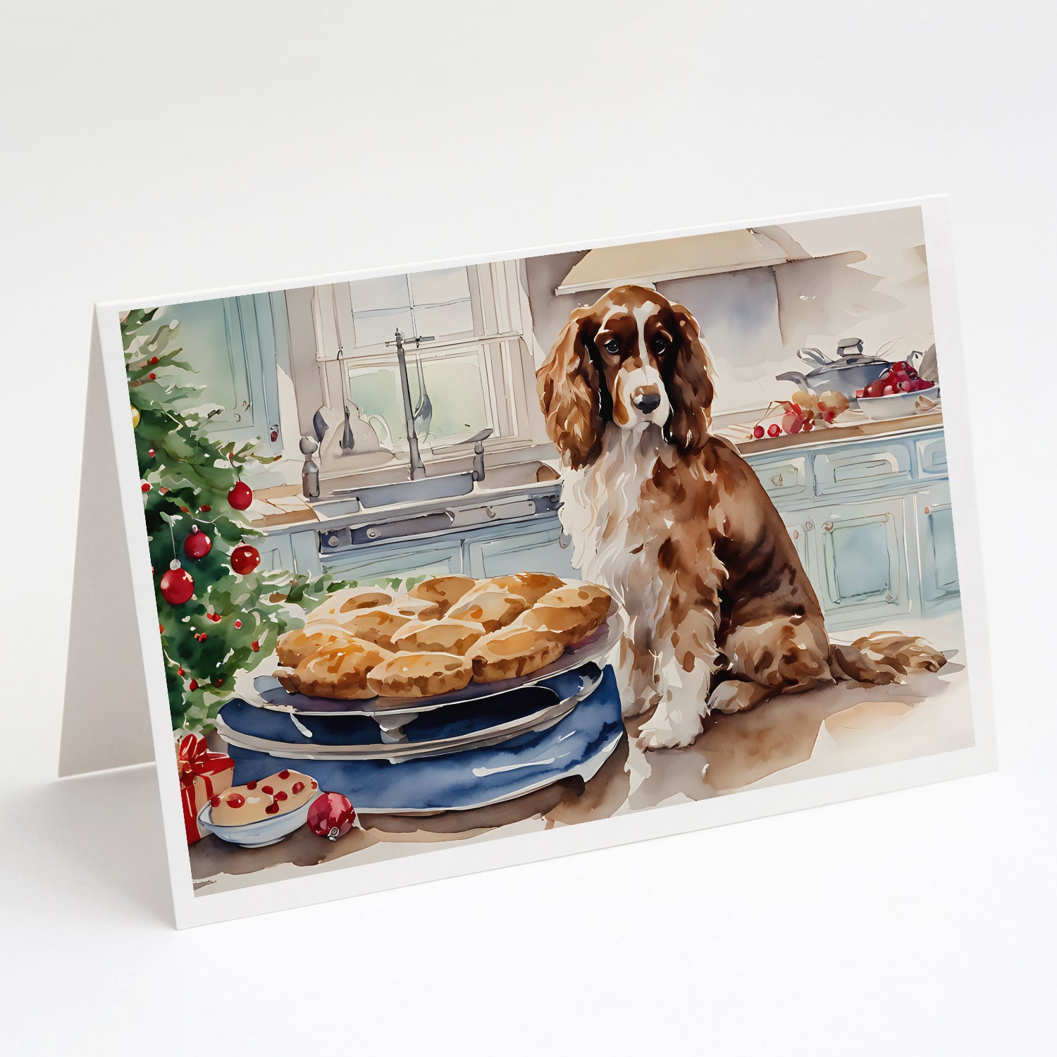 Buy this Cocker Spaniel Christmas Cookies Greeting Cards Pack of 8