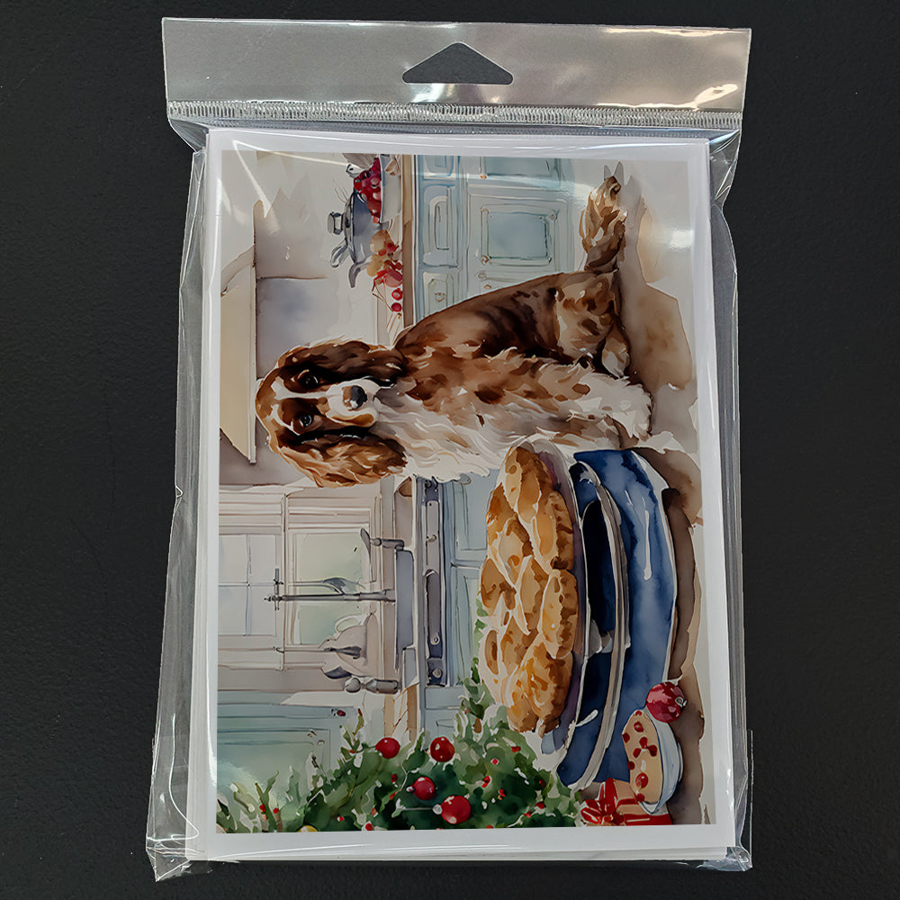 Cocker Spaniel Christmas Cookies Greeting Cards Pack of 8