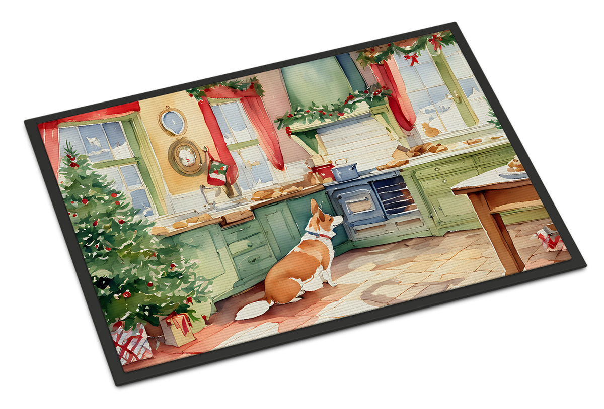 Buy this Corgi Christmas Cookies Doormat