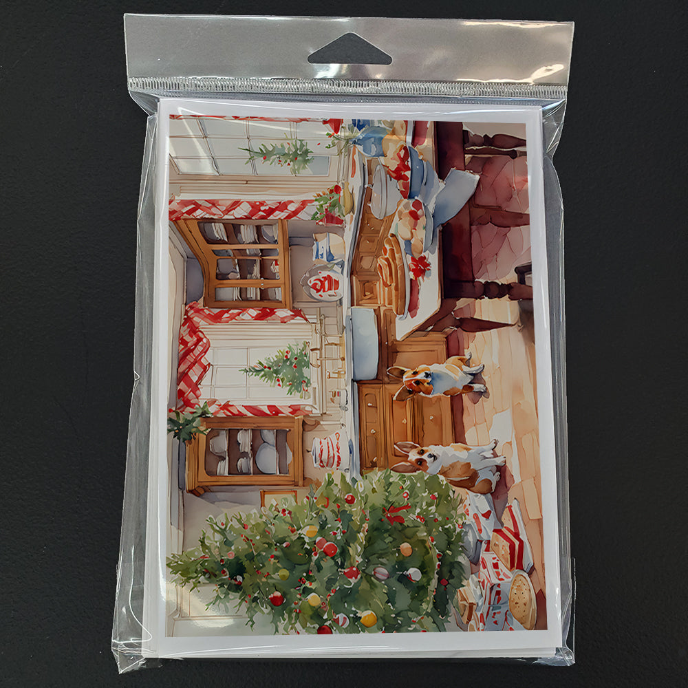 Corgi Christmas Cookies Greeting Cards Pack of 8
