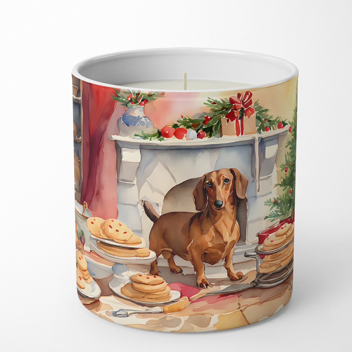 Buy this Dachshund Christmas Cookies Decorative Soy Candle