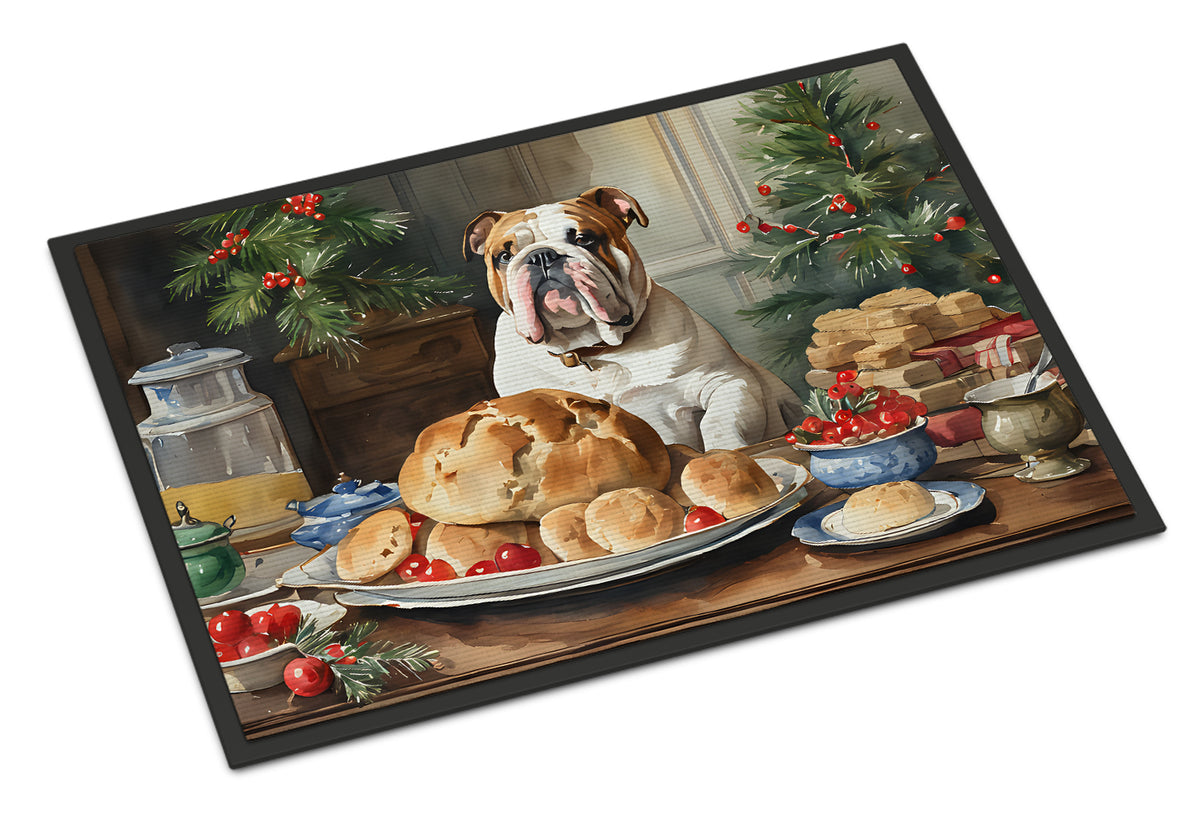 Buy this English Bulldog Christmas Cookies Doormat