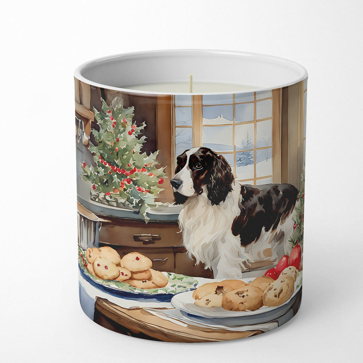 Buy this English Cocker Spaniel Christmas Cookies Decorative Soy Candle