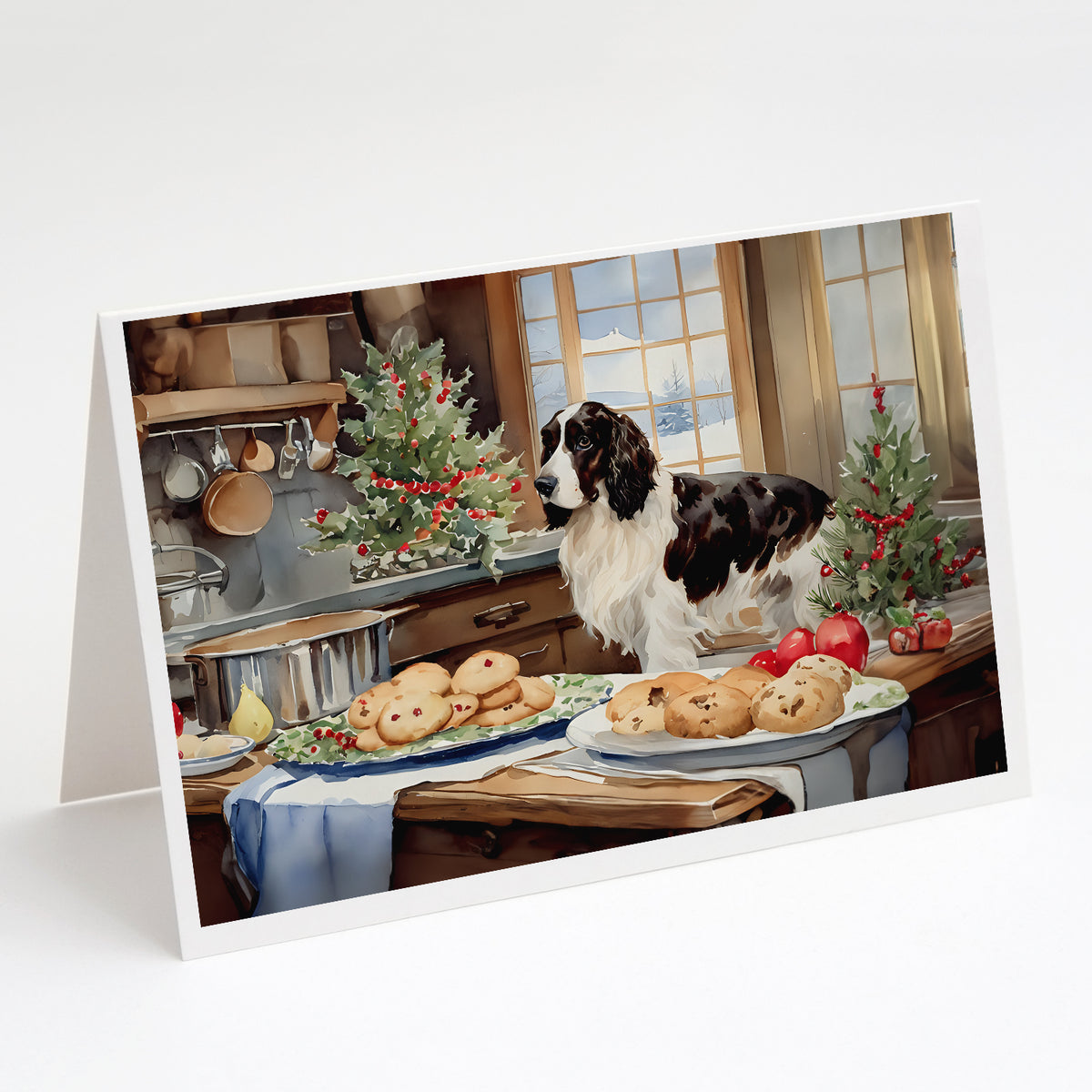 Buy this English Cocker Spaniel Christmas Cookies Greeting Cards Pack of 8