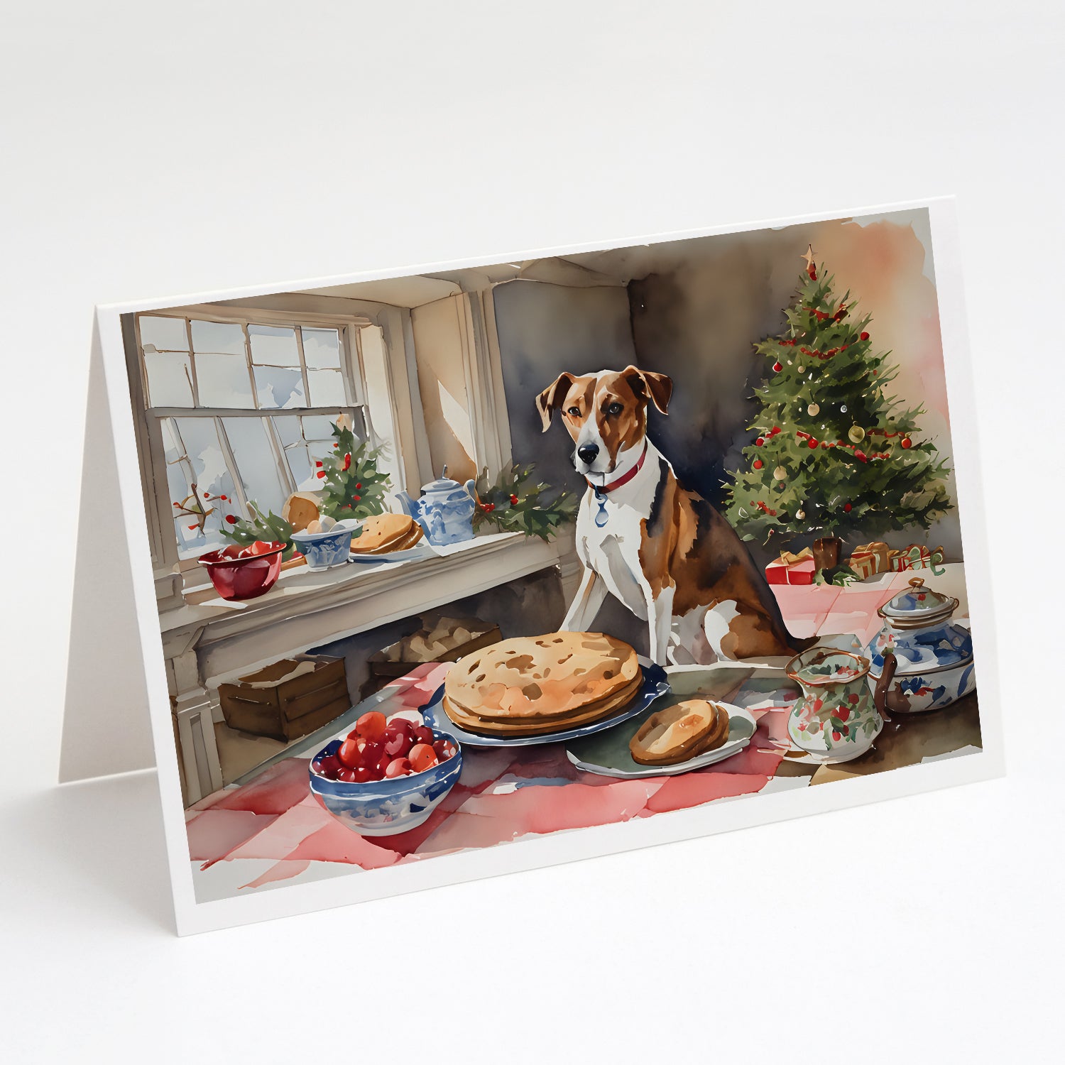 Buy this English Foxhound Christmas Cookies Greeting Cards Pack of 8
