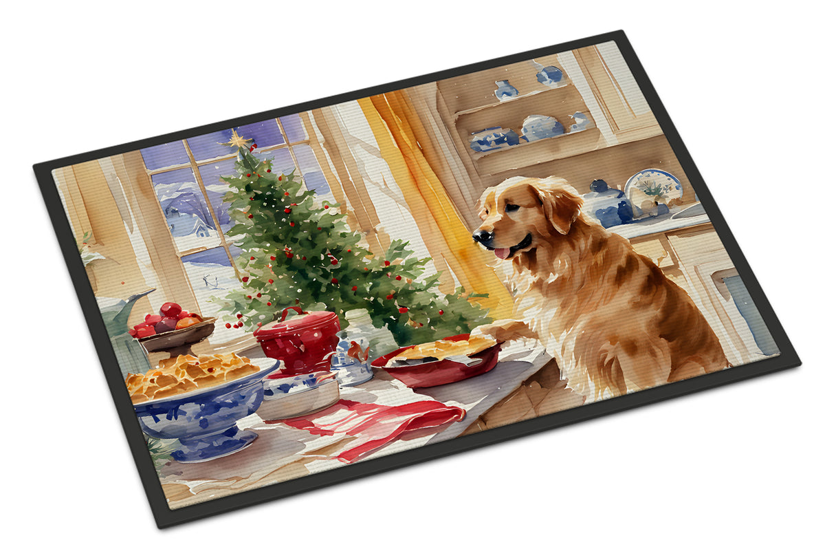 Buy this Golden Retriever Christmas Cookies Doormat