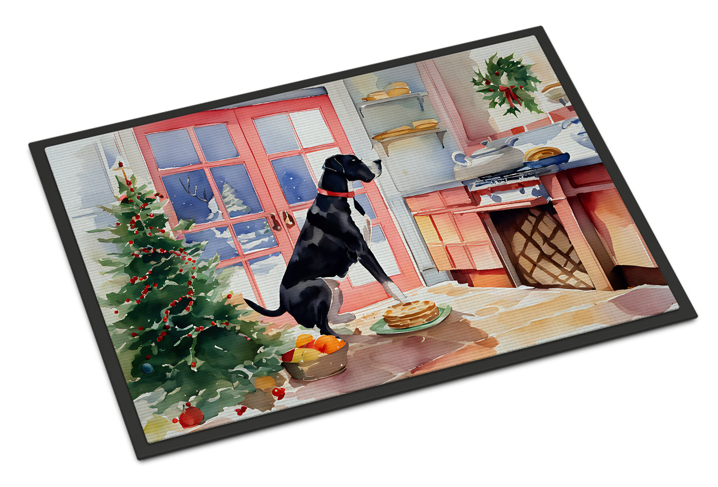 Buy this Great Dane Christmas Cookies Doormat