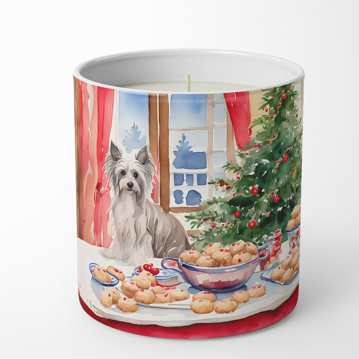 Buy this Chinese Crested Christmas Cookies Decorative Soy Candle